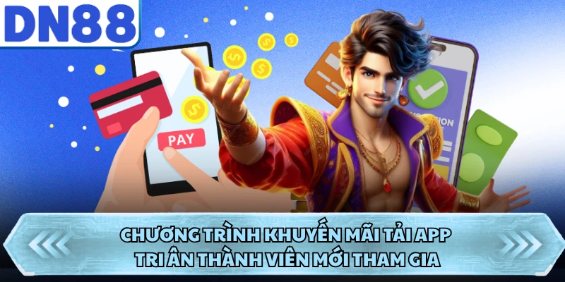 Chương trình khuyến mãi tải app tri ân thành viên mới tham gia